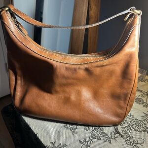 Gucci Tan Leather Hobo Bag